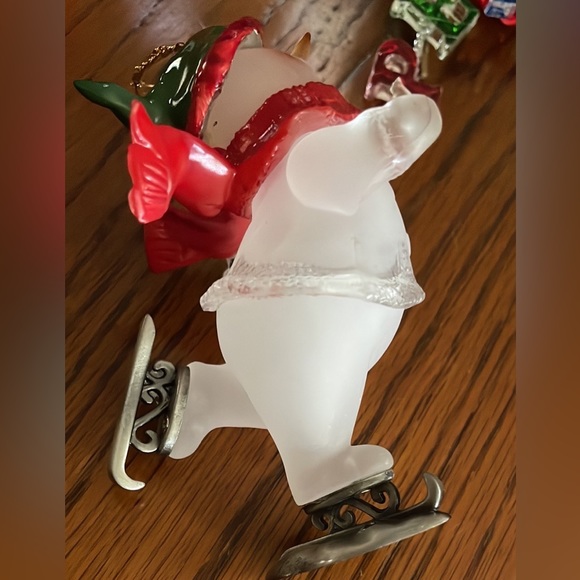 Santa Ice Skating Ornament - Picture 4 of 5